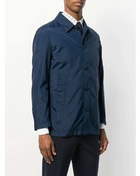 Thom Browne Cropped Rain Parka With Detachable Downfilled Liner In Nylon Tech