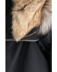 Woolrich Down Jacket With Fur Trimmed Collar