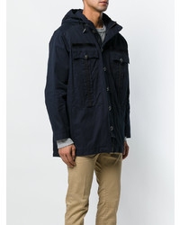 DSQUARED2 Embossed Button Parka