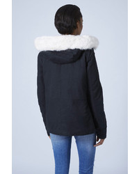 Topshop Faux Fur Lined Short Parka Jacket | Where to buy & how to wear