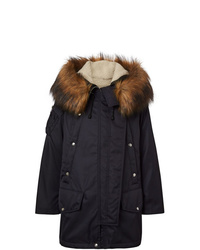 Burberry Faux Parka With Detachable Warmer