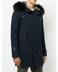 Yves Salomon Fur Hooded Jacket