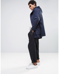 Selected Homme Parka With Drawstring Waistband