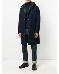 Moncler Hooded Button Coat