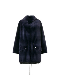Liska Hooded Mid Length Coat