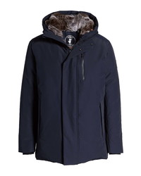 Save The Duck Hooded Water Resistant Parka With Faux