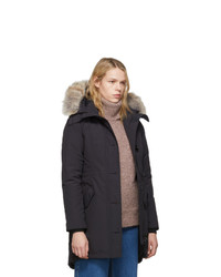 Canada Goose Navy Down Rossclair Parka