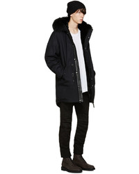 Mackage Navy Fur Lined Moritz Parka