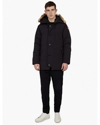 Canada Goose Navy Fur Trimmed Chateau Parka