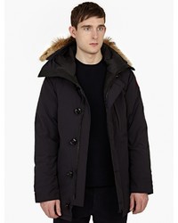 Canada Goose Navy Fur Trimmed Chateau Parka