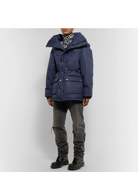 Balenciaga Oversized Quilted Ripstop Hooded Parka