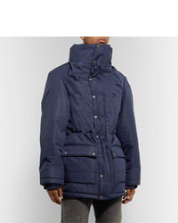 Balenciaga Oversized Quilted Ripstop Hooded Parka
