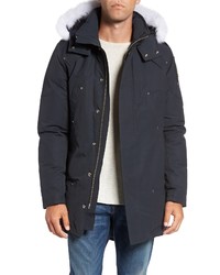 Moose Knuckles Stirling Water Repellent Down Parka With Genuine Fox