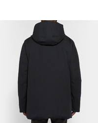 Lanvin Wool And Cotton Blend Down Hooded Parka