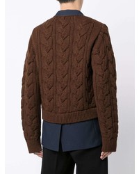 Kolor Asymmetric Knitted Layer Blazer