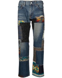 Junya Watanabe MAN Cropped Patchwork Jeans
