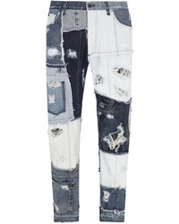 Dolce & Gabbana Distressed Patchwork Jeans