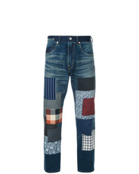 Junya Watanabe MAN Patch Embellished Cropped Jeans