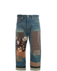 Junya Watanabe Patch Work Cropped Jeans