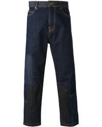 Alexander McQueen Patchwork Cropped Jeans