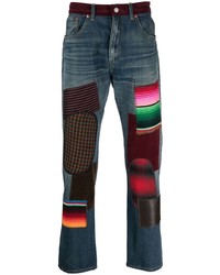 Junya Watanabe MAN Patchwork Design Slim Cut Jeans