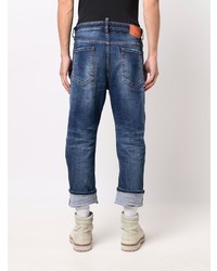 DSQUARED2 Patchwork Detail Cropped Jeans