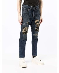 A Bathing Ape Patchwork Skinny Fit Jeans