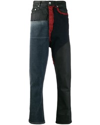 Rick Owens DRKSHDW Patchwork Slim Fit Jeans