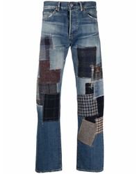 Junya Watanabe MAN Patchwork Slim Fit Jeans