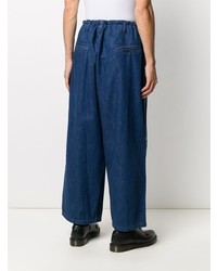 Yohji Yamamoto Stained Loose Fit Jeans