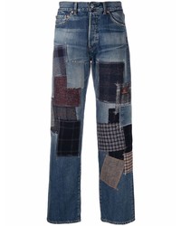Junya Watanabe Man X Levi's Straight Leg Patchwork Jeans