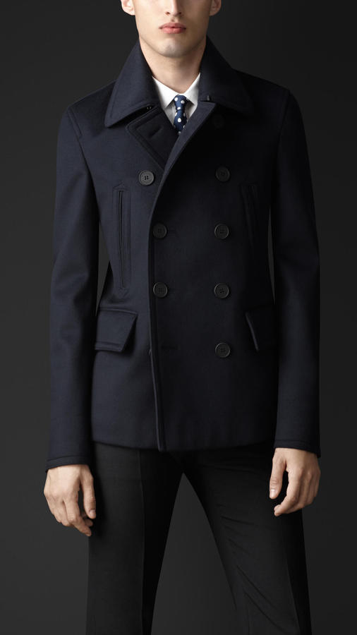 Burberry Cashmere Pea Coat, $2,595 | Burberry | Lookastic
