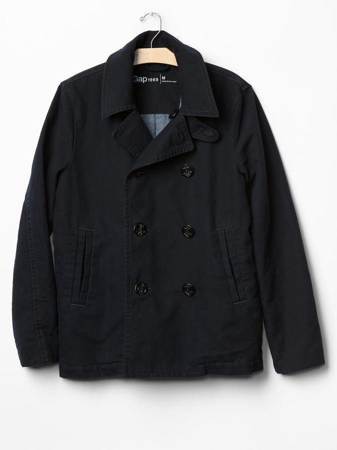 Gap Canvas Peacoat, $118 | Gap | Lookastic