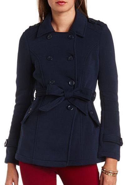 charlotte russe peacoat