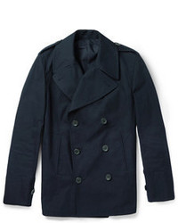 Dunhill Double Breasted Cotton Peacoat