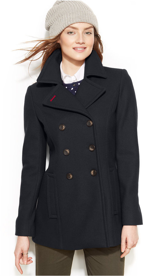 Tommy Hilfiger Double Breasted Pea Coat | Where to buy & how to wear