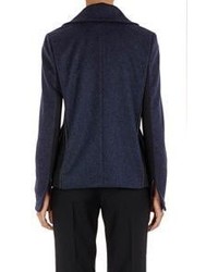 Paco Rabanne Double Breasted Peacoat Navy