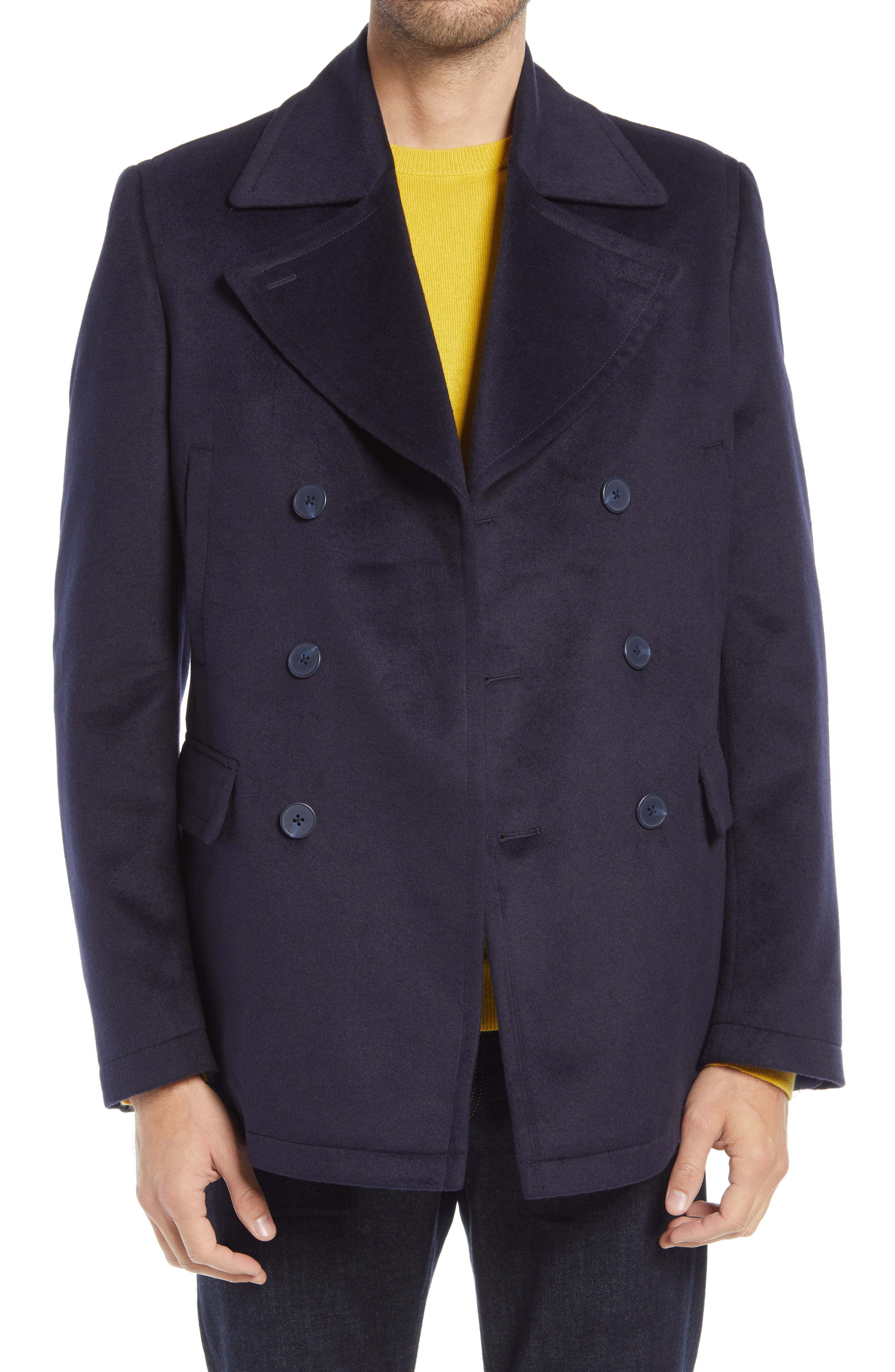 Nordstrom Double Breasted Peacoat, $83 | Nordstrom | Lookastic