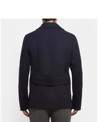 Valentino Double Breasted Wool Peacoat
