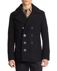 Burberry Eckford Wool Cashmere Peacoat