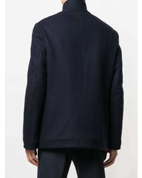 Fay High Neck Double Breasted Jacket