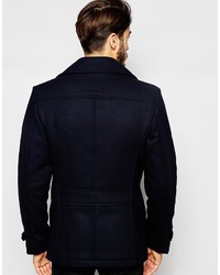 Selected Homme Wool Mix Peacoat