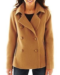 jcpenney Jcp Wool Blend Pea Coat Talls