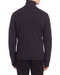 Vince Knitted Wool Peacoat