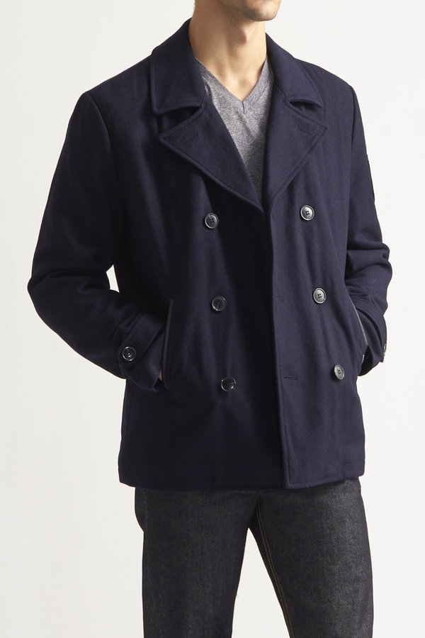 melton wool peacoat