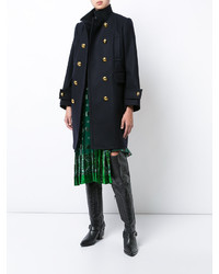 Sacai Peacoat With Inner Vest