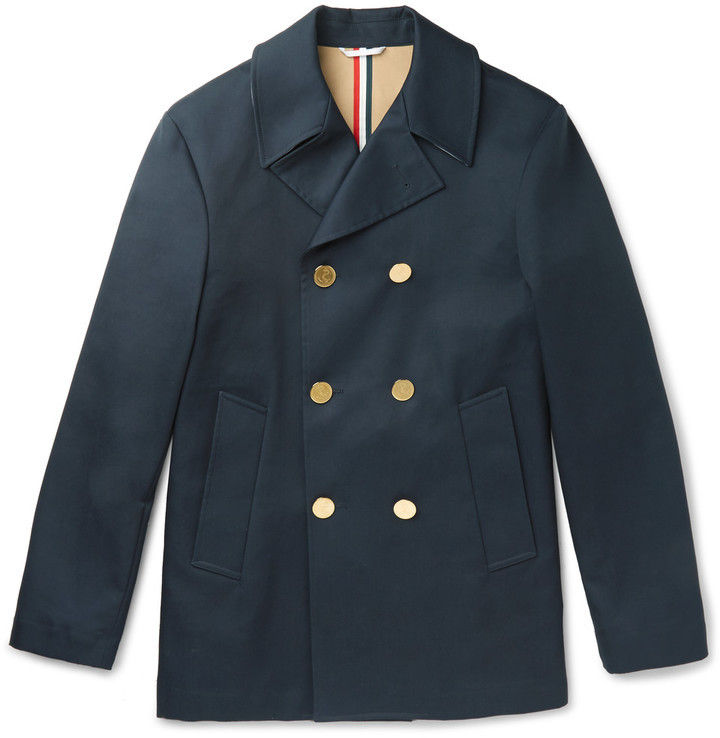 cotton pea coat