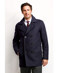 Lands' End Tall Wool Pea Coat
