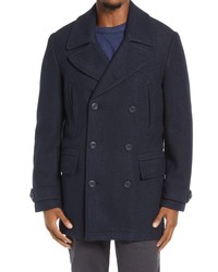 The Normal Brand Wool Blend Peacoat