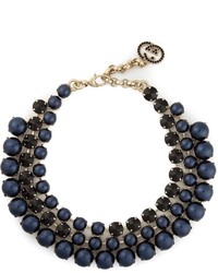 Navy Pearl Necklace